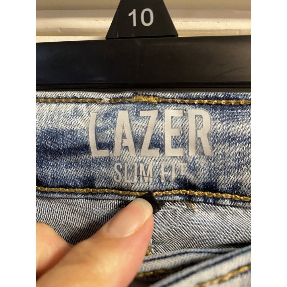 Lazer Slim Fit Stretch Men 31X30 Denim Pants Classic Light Wash Comfort Stretch - Picture 2 of 6